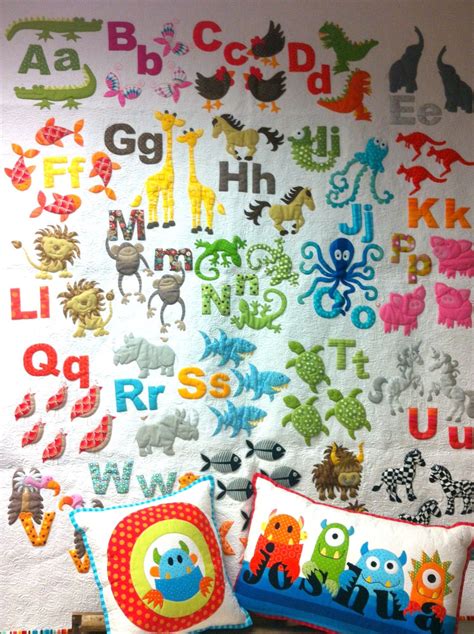 Animal Alphabet Quilt Pattern Animal Qbk