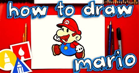 How To Draw Mario Art For Kids Hub