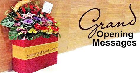 Grand Opening Congratulations Message Archives 24hrs City Florist