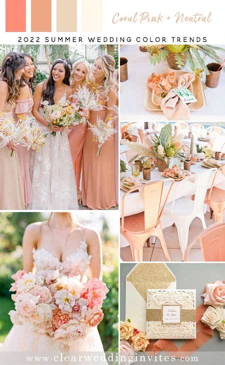 Top 10 Summer Wedding Color Trends Brides Would Love Wedding Color
