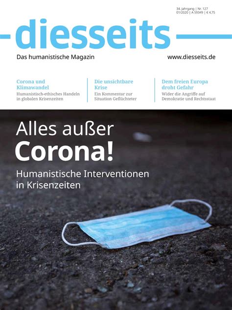 Die neuen regeln im überblick. Alles außer Corona! Neue "diesseits"-Ausgabe | HuGH ...
