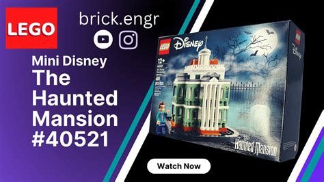 Lego Disney 40521 The Haunted Mansion Youtube
