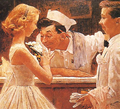 1957after The Prom By Norman Rockwell Detail A Photo On Flickriver
