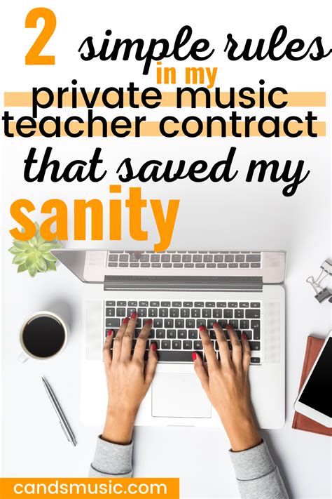 2 simple rules in my music teacher contract that saved my sanity teaching business teaching