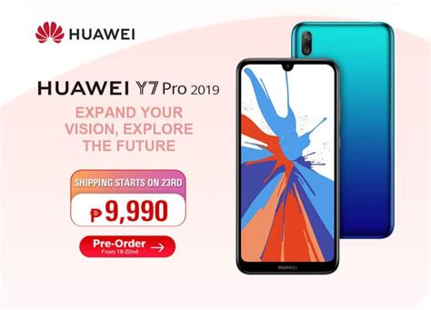 Huawei Y7 Pro 2019 Pre Order Details In The Philippines Announced