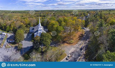 Unitarian Universalist Area Church Sherborn Ma Usa Stock Image