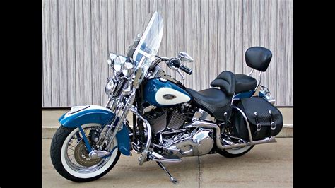 Sold 2001 Harley Davidson Heritage Softail Springer Flsts Youtube