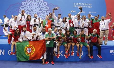 Portugal alcança a medalha de prata em judo por equipas ...
