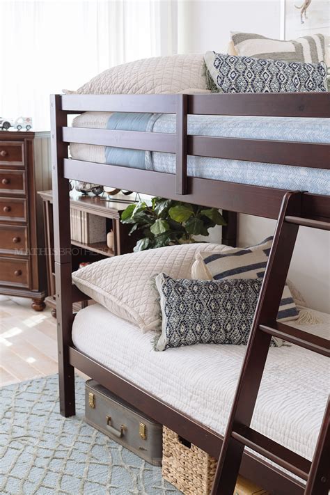 To enhance patio areas, look for fire pits, heaters, umbrellas, and stands to complete the look. 61" Contemporary Twin Over Twin Youth Bunk Bed in Dark ...