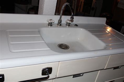 Sink base cabinet has 2 wood drawer boxes that offer a wide variety of storage possibilities. 1940s kitchen sink faucet - Google Search (With images) | Sink, Kitchen sink faucets, Sink faucets