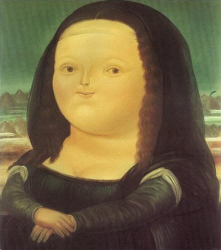 Mona Lisa By Fernando Botero 1978 Columbia Norman Rockwell Moritz