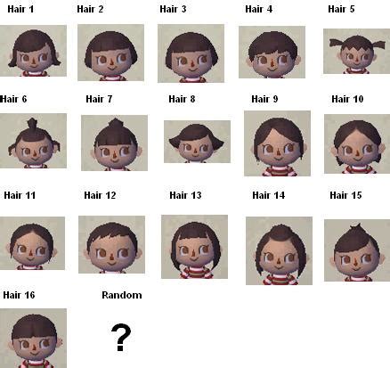 With this hair guide acnl i am sure you will better understand the process of choosing the when getting a haircut or makeover harriet will push a button and a large hairdryer. Hair Change Animal Crossing New Leaf - Damen Hair