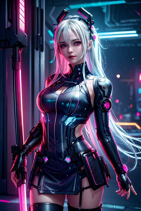 Cyberpunk Girl Tensor Art