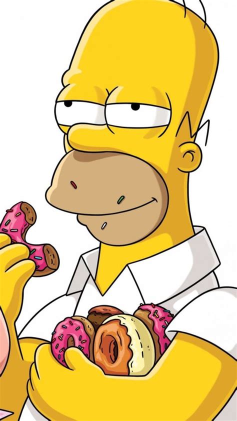 Maybe you would like to learn more about one of these? Homer Simpson eating donuts lock-screen phone wallpaper ...