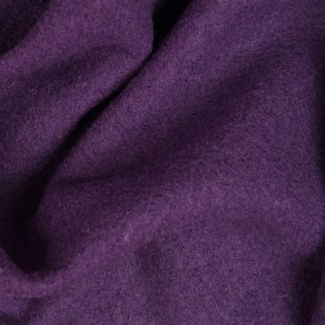 Boiled Wool Purple Bloomsbury Square Dressmaking Fabric