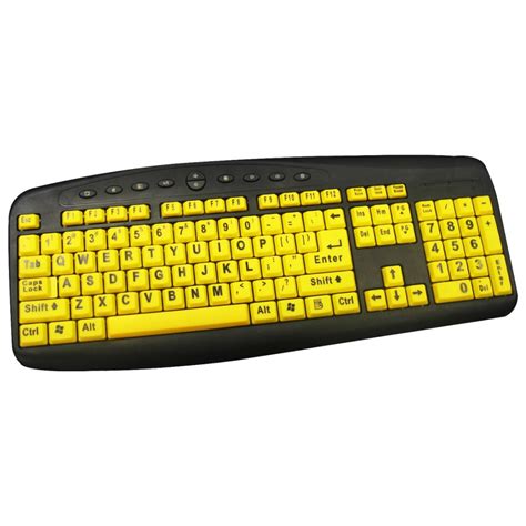 Malaysian Foundation For The Blind Large Print Keyboard