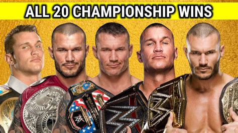 Randy Orton All Championship Wins Youtube