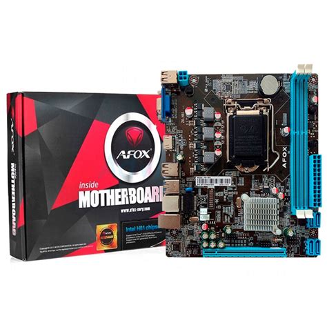 Motherboard Afox Ih Ma Intel H Lga Ddr Vga Hdmi C G Microsystems E I R L