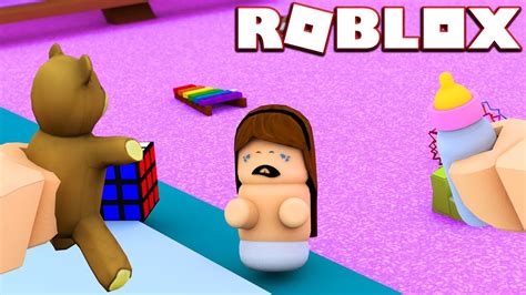 Roblox In Real Life Raising A Baby In Roblox Youtube