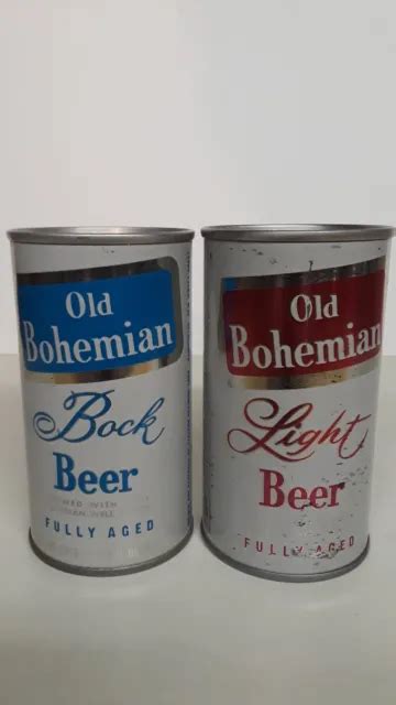 Old Bohemium Beer Can Set Tab Top Garden State Brewing Nj 350 Picclick