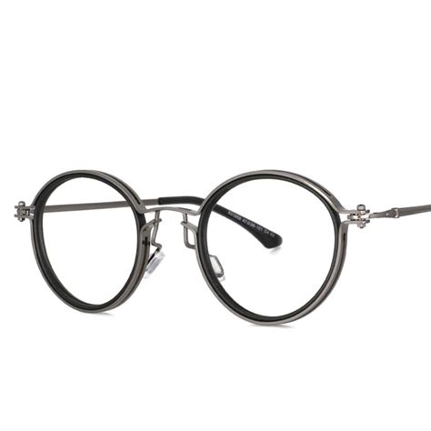 Retro Anti Blue Light Round Optical Metal Glasses Frames Men Women Fashion Computer Eyeglasses
