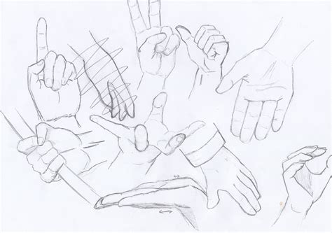 Manga Hands Practise By Aoempires On Deviantart
