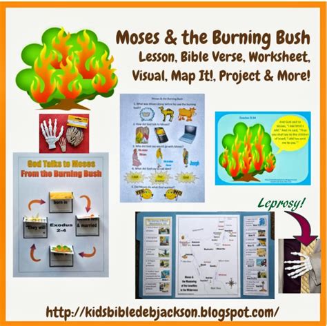 Bible Fun For Kids Moses Burning Bush