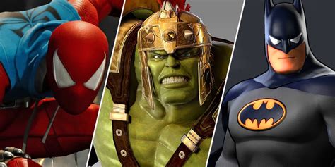 Shirts And Skins: The 25 Best Superhero Game Costumes And Skins, Ranked