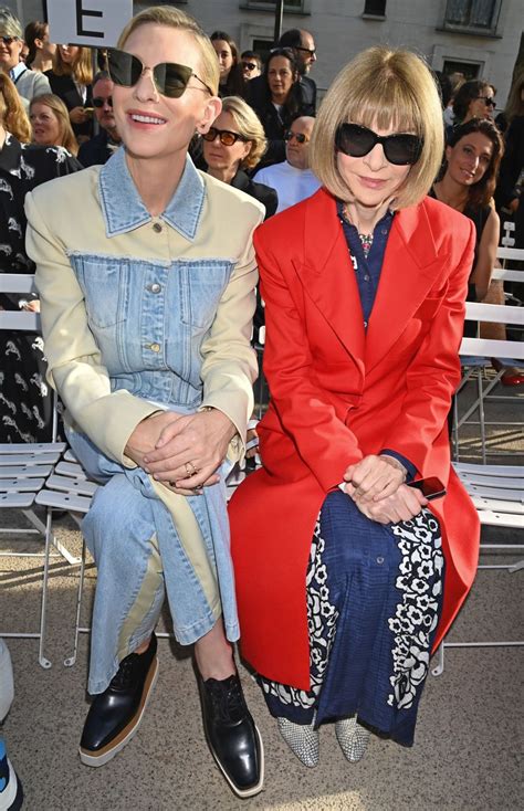 Cate Blanchett Stella Mccartney Fashion Show In Paris 10022023