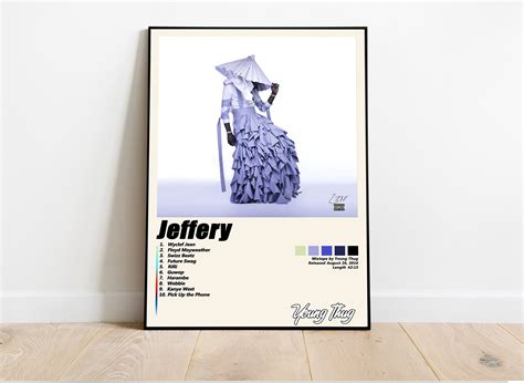 Young Thug Jeffery Poster Albums Cover Poster Custom Etsy