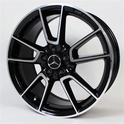 Mercedes Benz Amg C43 C63 C63s 19 Inch 5 Twin Spoke Wheel Black C Class