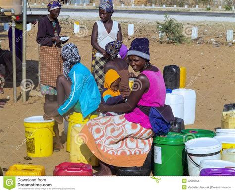 Namibia Kavango October 15 Women In The Village Waiting For Water
