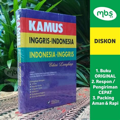 Kamus Inggris Indonesia Indonesia Inggris Edisi Lengkap Shopee