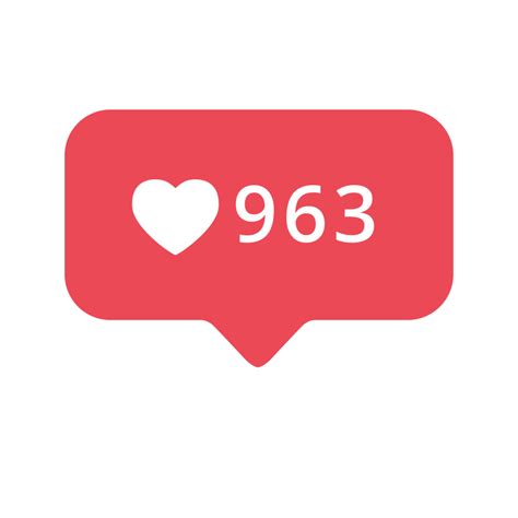 Instagram Likes Royalty Free  Animated Sticker Free Png