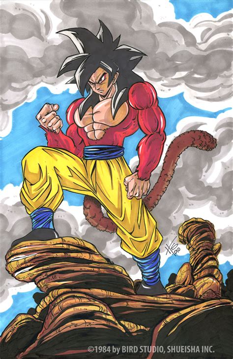 Goku Fase 4 Para Dibujar Goku Fase 3 Para Colorear