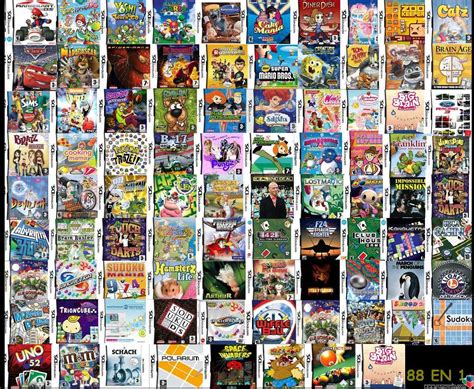 Lista con los mejores juegos disponibles de nintendo 3ds, la consola portátil que triunfó con títulos como animal crossing: 88 juegos de nintendo DS en 1 solo cartucho