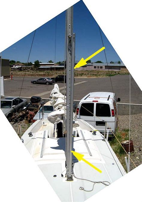 Stepping The Mast Using A Gin Pole Sailboat Owners Forums