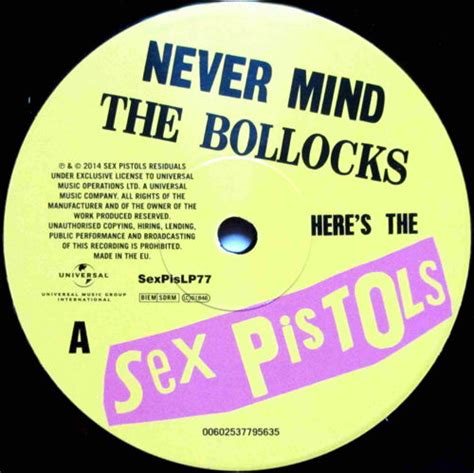 God Save The Sex Pistols Never Mind The Bollocks United Kingdom