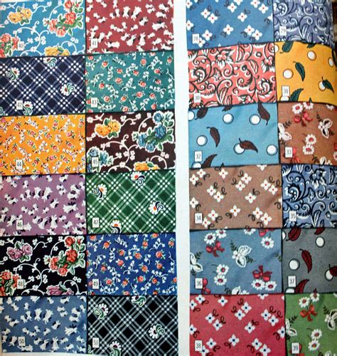 1940s Fabrics And Colors In Fashion Vintage Fabric Prints Vintage