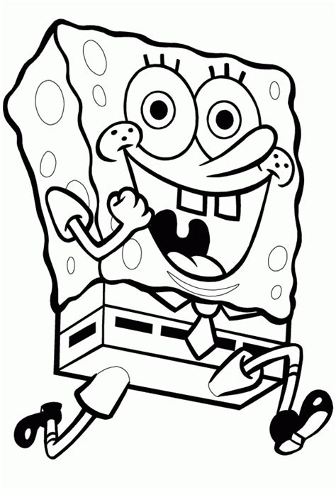 Bob Esponja Para Colorear Pintar E Imprimir