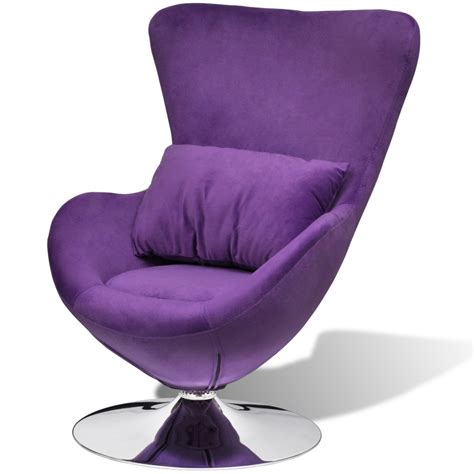 Over 20 years of experience to give you great deals on quality home products and more. purple Small Purple Egg Swivel Chair with Cushion ...