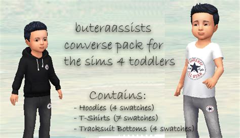 Converse Pack For Sims 4 Toddlers Jollitycc