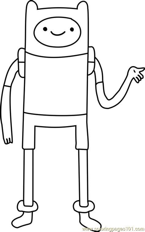 Finn Coloring Page Coloring Pages