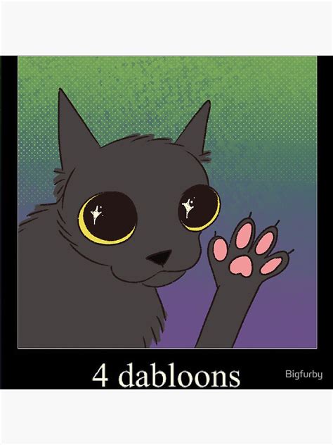 Dabloon Cat Meme Sticker For Sale By Bigfurby Redbubble