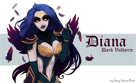 dark valkyrie diana wallpapers and fan arts league of legends lol stats