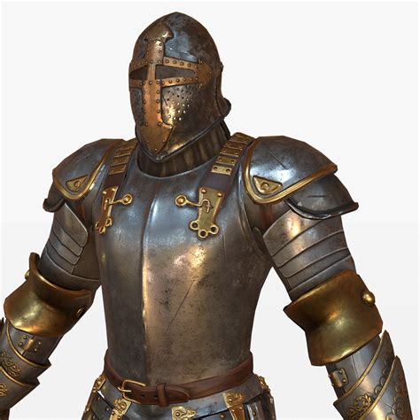 Medieval Armor Body 3d Model Turbosquid 1218567