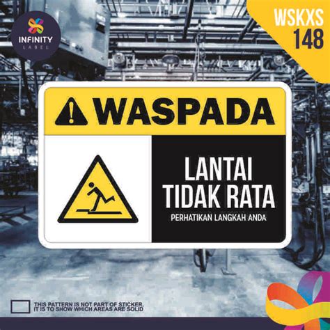Jual No Brand Stiker Label Rambu Keselamatan K3 Safety Sign Sticker 2x Wskxs 148 Di Seller