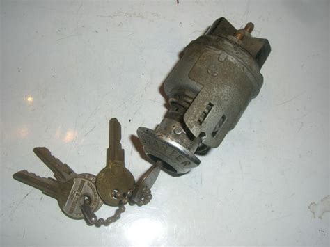 Sell 1955 1956 Packard Clipper Used Ignition Switch Bezel And Keys In