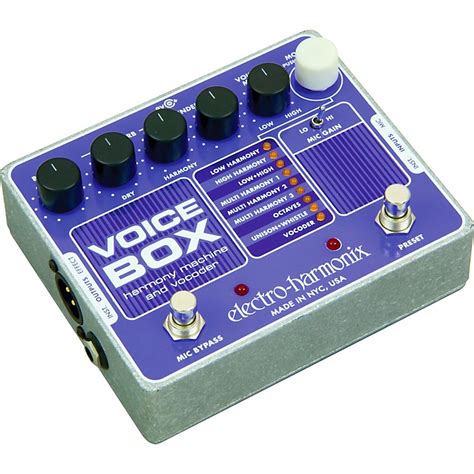 Sing, and you'll have a troupe of backup singers see and discover other items: Electro-Harmonix Voice Box Harmony Machine/Vocoder ...