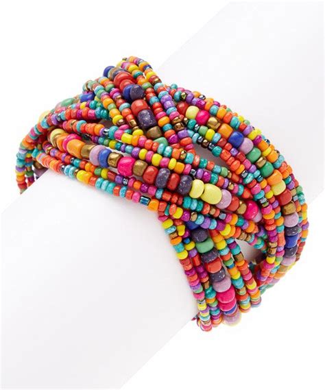 Look At This Rainbow Beaded Mosaic Weave Cuff On Zulily Today